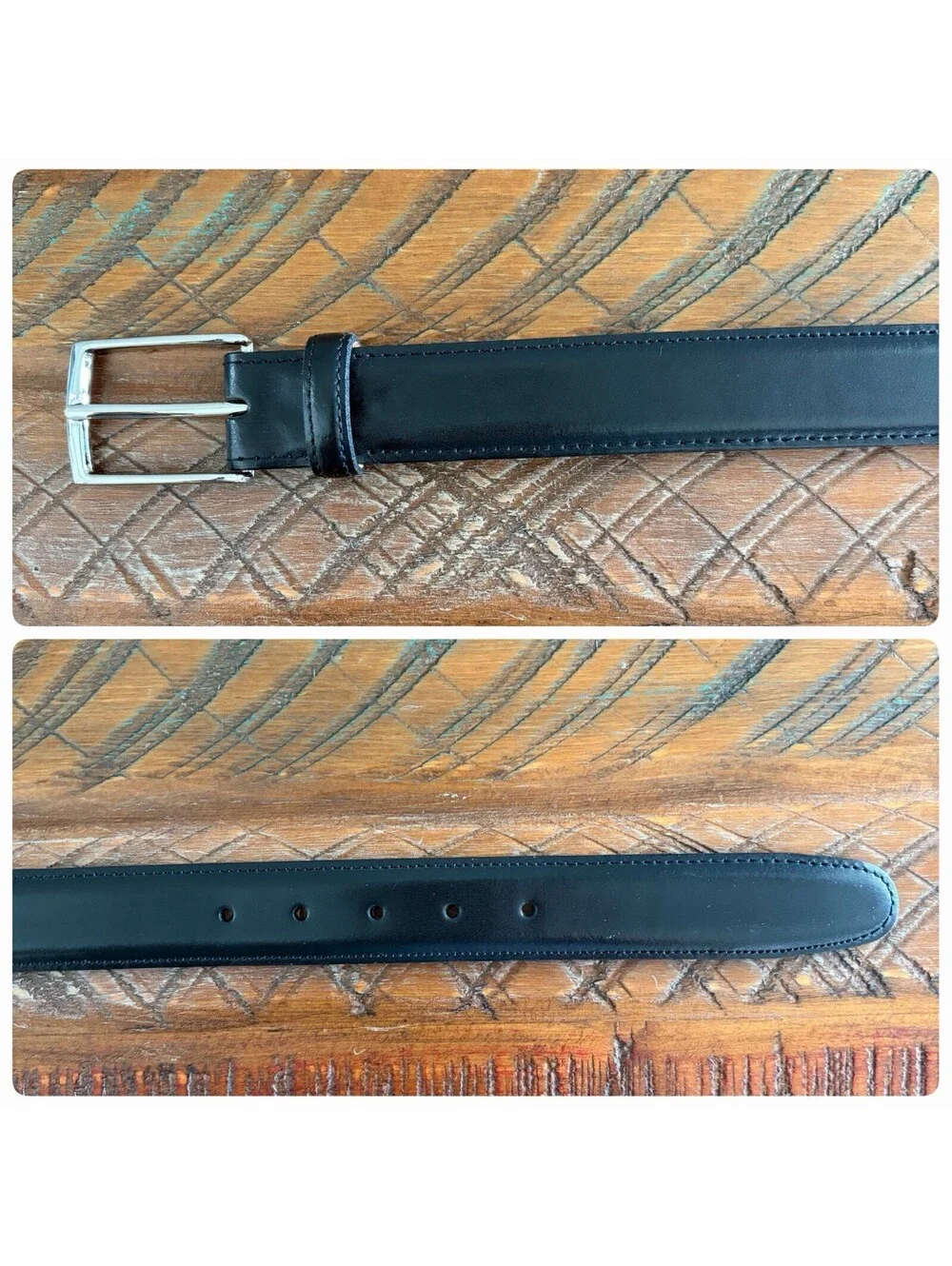 Martin Dingman Men’s 48 Genuine Coachman Leather Belt Black Made in USA